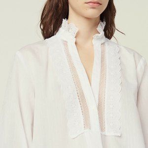 Sandro Embroidered Giacomo blouse ✨